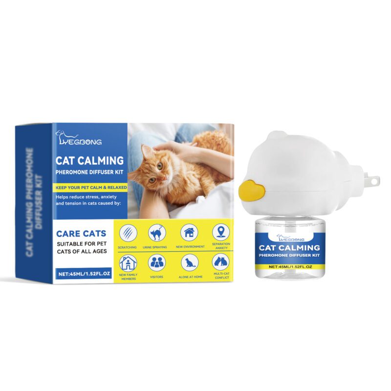 Yegbong Cat Calming Diffuser Set - Help Reduce Anxiety and Scratching in Cats
