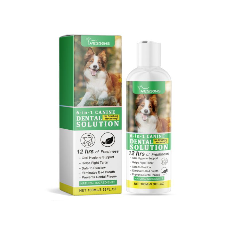 Yegbong Dog Dental Water Additive - Teeth Cleaning Aid, Tartar Control & Fresh Breath
