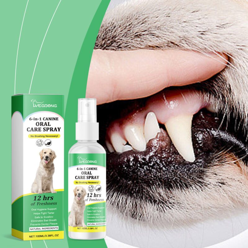 Yegbong Dog Dental Spray for Bad Breath - Oral Health Care Solution - Image 2