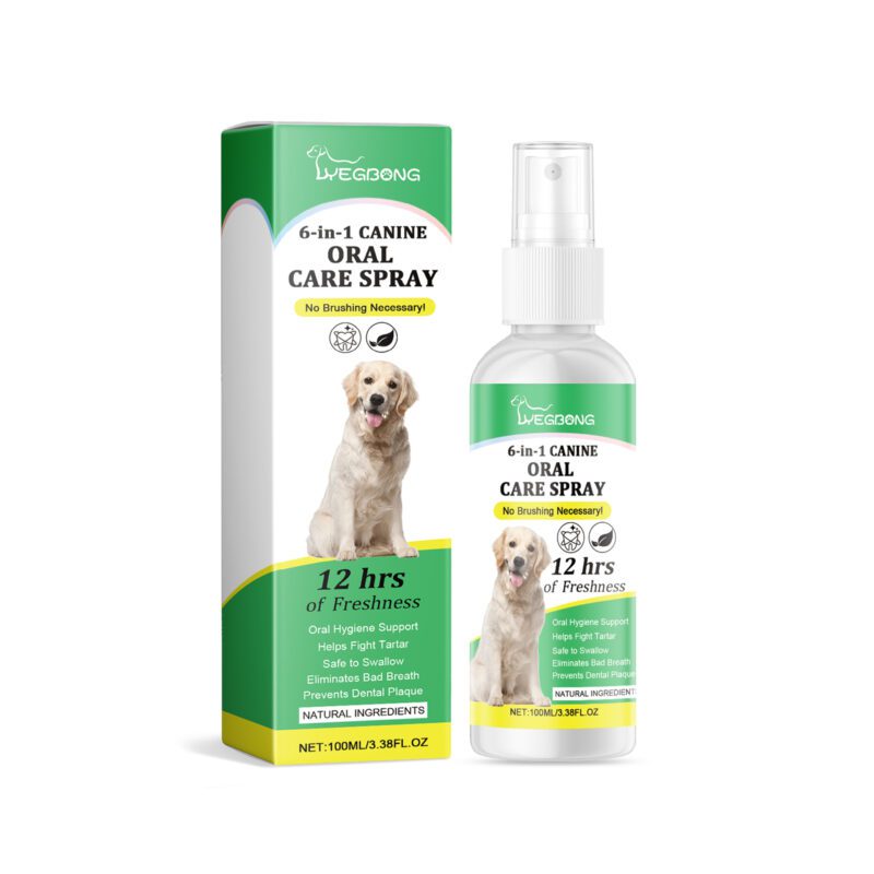 Yegbong Dog Dental Spray for Bad Breath - Oral Health Care Solution