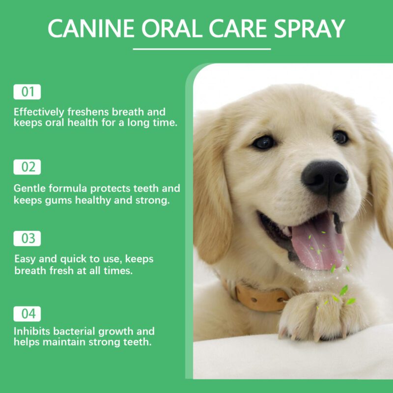 Yegbong Dog Dental Spray for Bad Breath - Oral Health Care Solution - Image 4