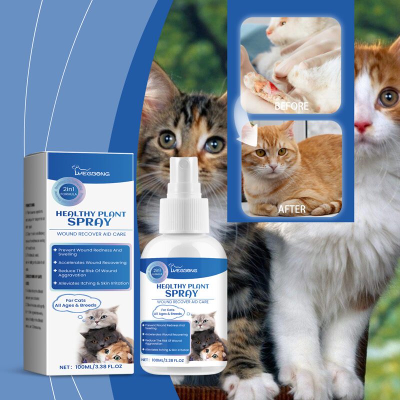 Yegbong Cat Skin Care Spray - Soothing Formula for Itching and Skin Discomfort - Image 2