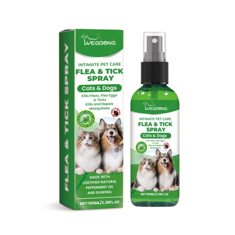 Yegbong Gentle Daily Insect Repellent Spray for Dogs and Cats - Hair & Skin Care
