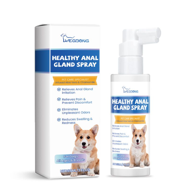Yegbong Dog Anal Gland Deodorizing Spray - Mild Formula for Odor Removal & Gentle Care
