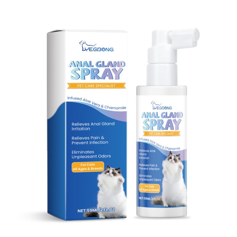 Yegbong Cat Anal Gland Spray - Odor Control and Freshness for Cats
