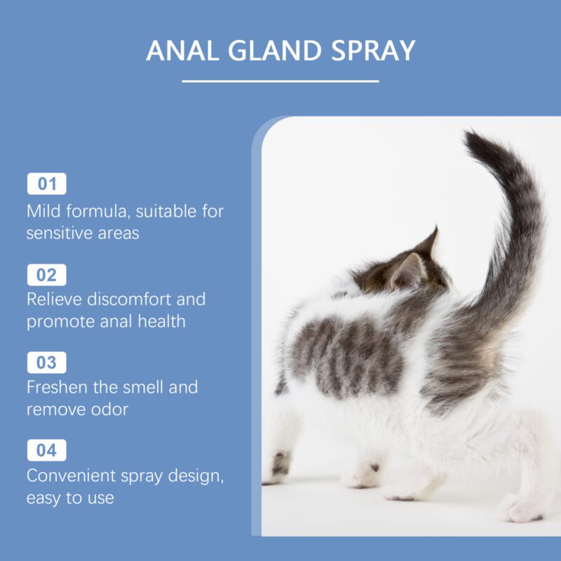 Yegbong Cat Anal Gland Spray - Odor Control and Freshness for Cats - Image 4