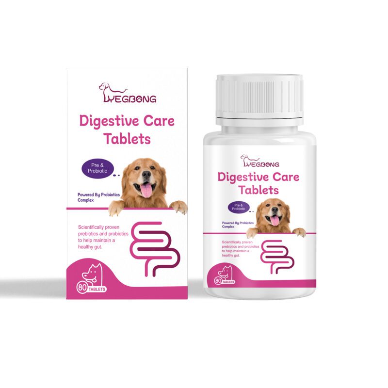 Yegbong Dog Probiotic Tablets for Healthy Gut, Digestion & Nutrient Absorption