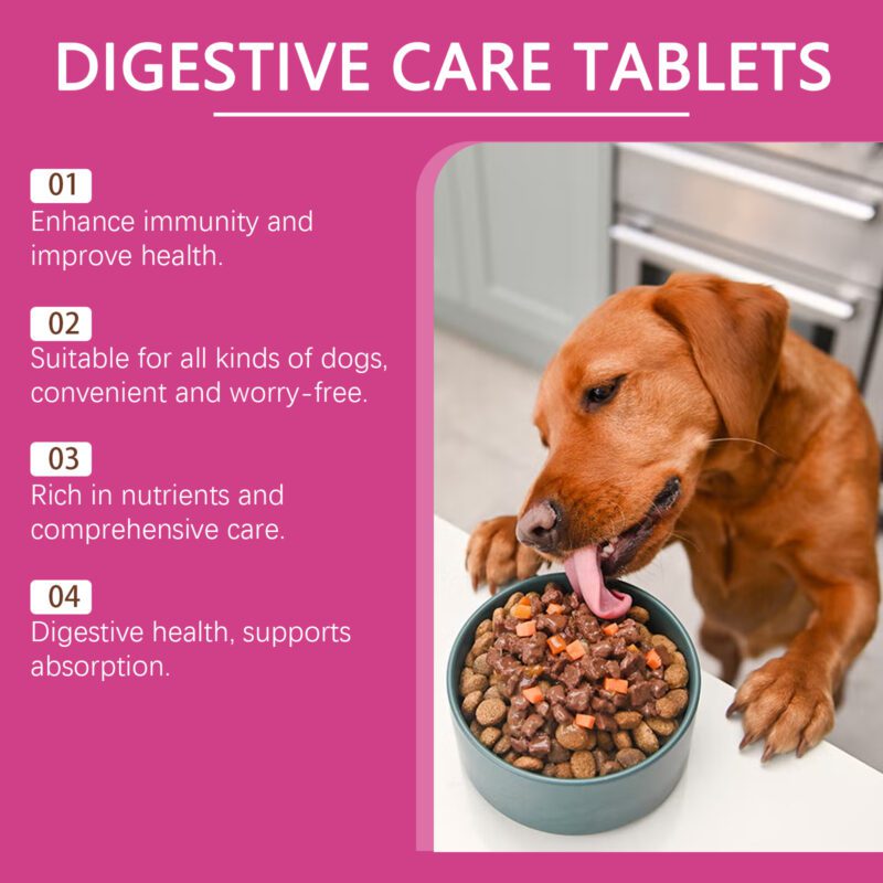 Yegbong Dog Probiotic Tablets for Healthy Gut, Digestion & Nutrient Absorption - Image 3