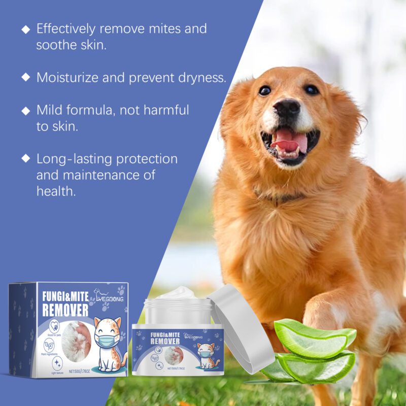 Yegbong Gentle Pet Anti-Mite Cream for Cats and Dogs - Soothes Skin, Promotes Health - Image 4