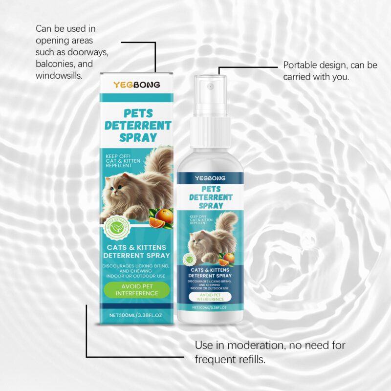 Yegbong Cat Anti-Scratch Spray for Furniture and Sofa - Prevent Pet Scratching - Image 3