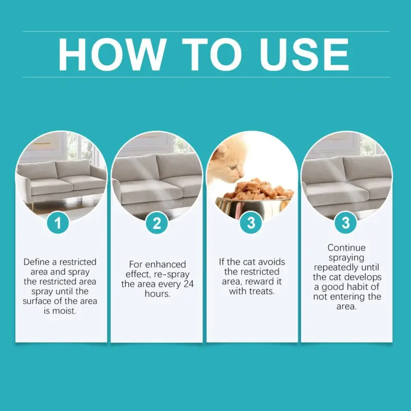 Yegbong Cat Anti-Scratch Spray for Furniture and Sofa - Prevent Pet Scratching - Image 6