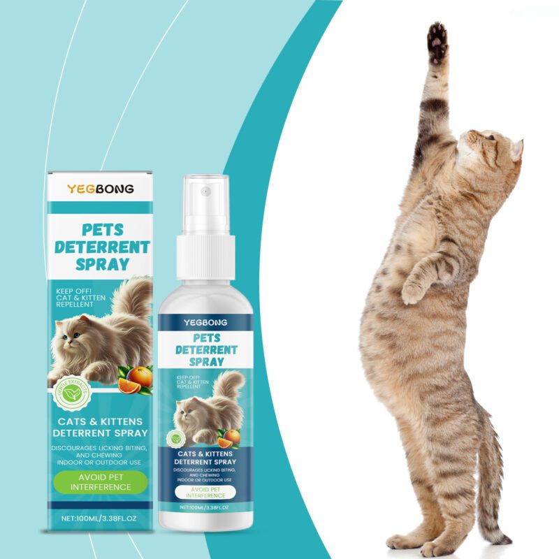 Yegbong Cat Anti-Scratch Spray for Furniture and Sofa - Prevent Pet Scratching - Image 2