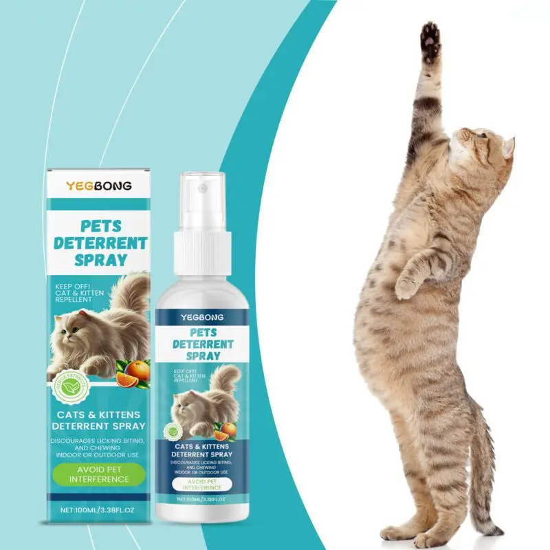 Yegbong Cat Anti-Scratch Spray for Furniture and Sofa - Prevent Pet Scratching - Image 2