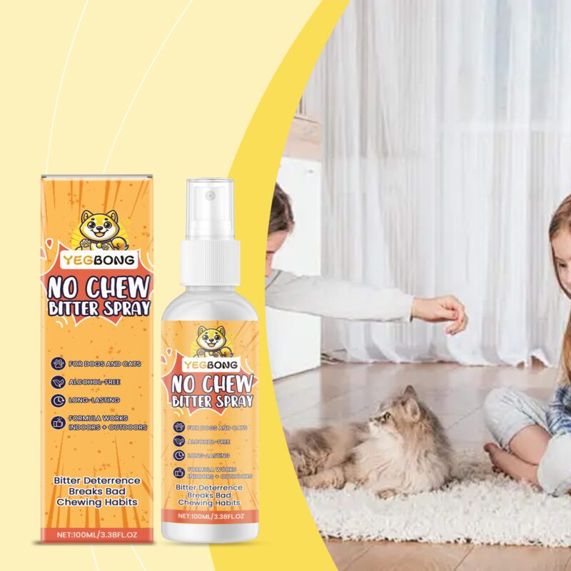 Yegbong Pet Anti-Chew Bitter Spray for Indoor Use - Deters Biting and Scratching on Furniture, Safe for Cats & Dogs - Image 2