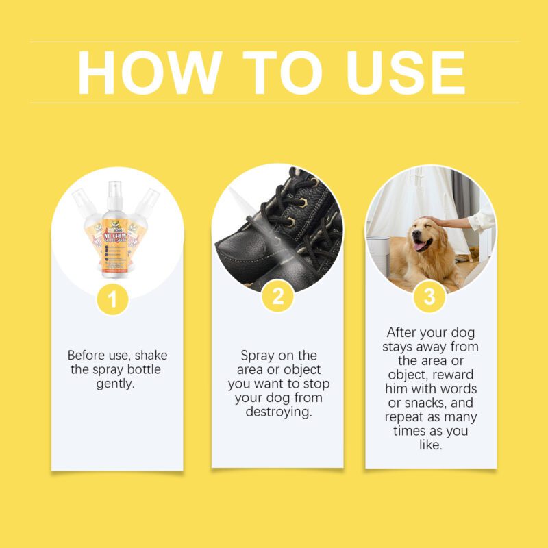 Yegbong Pet Anti-Chew Bitter Spray for Indoor Use - Deters Biting and Scratching on Furniture, Safe for Cats & Dogs - Image 6