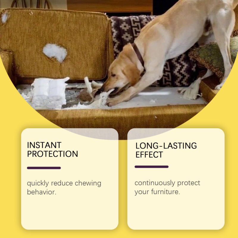 Yegbong Pet Anti-Chew Bitter Spray for Indoor Use - Deters Biting and Scratching on Furniture, Safe for Cats & Dogs - Image 3