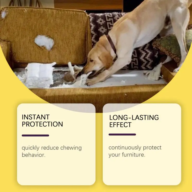 Yegbong Pet Anti-Chew Bitter Spray for Indoor Use - Deters Biting and Scratching on Furniture, Safe for Cats & Dogs - Image 3