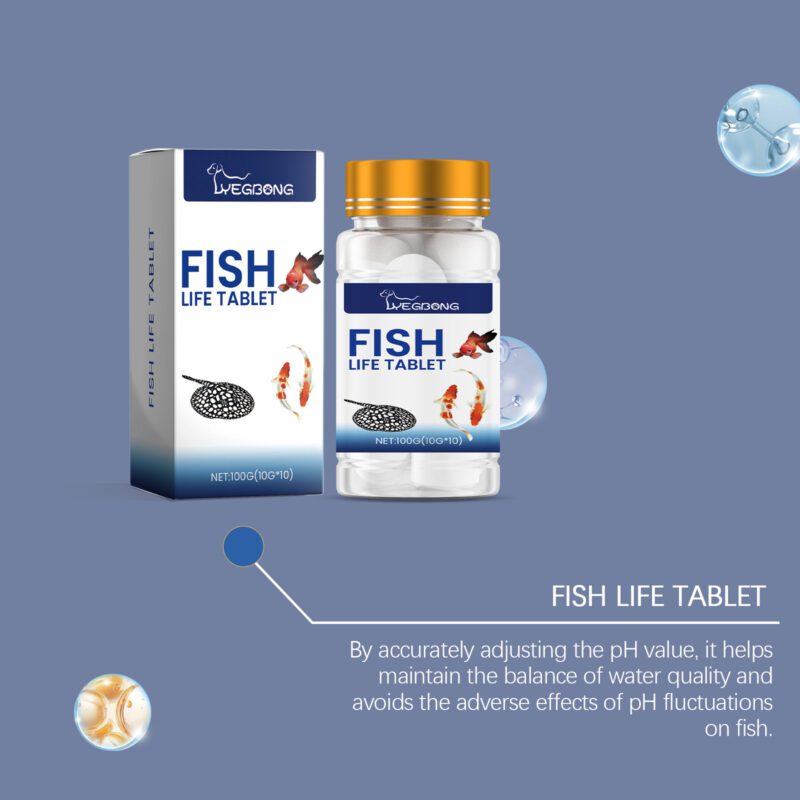 Yegbong Aquarium Salt Tablets for Ornamental Fish - Mineral Salt for Fish Culture and Aquarium Care - Image 4