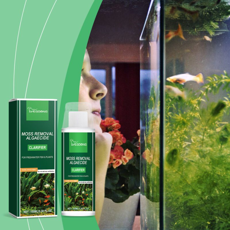 Yegbong Fish Tank Algae Clarifier: Removes Green, Brown, Silk, Black Hair Algae Safely - Image 2