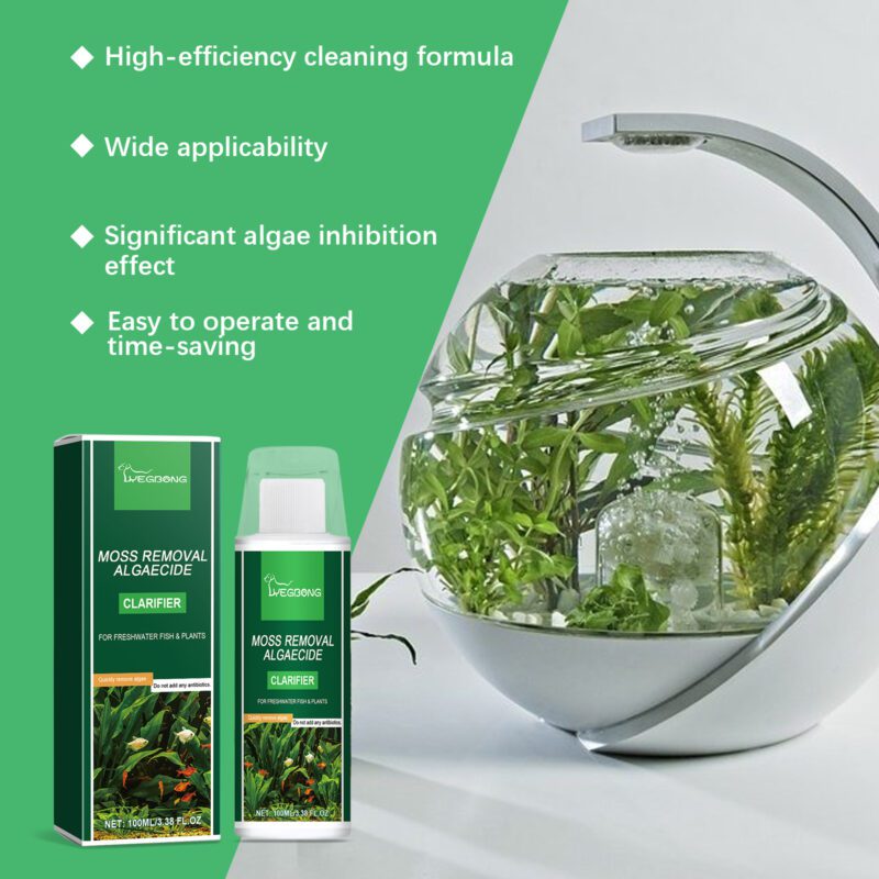 Yegbong Fish Tank Algae Clarifier: Removes Green, Brown, Silk, Black Hair Algae Safely - Image 3