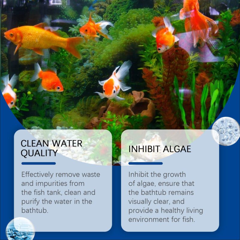 Yegbong Aquarium Water Clarifier: Stain & Sludge Remover, Algae Control for Clear Water - Image 4