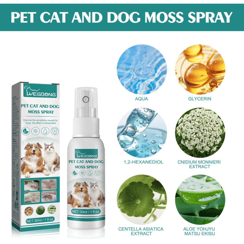 Yegbong Pet Skin Care Spray for Cats & Dogs - Soothe Itchy Skin and Redness - Image 5