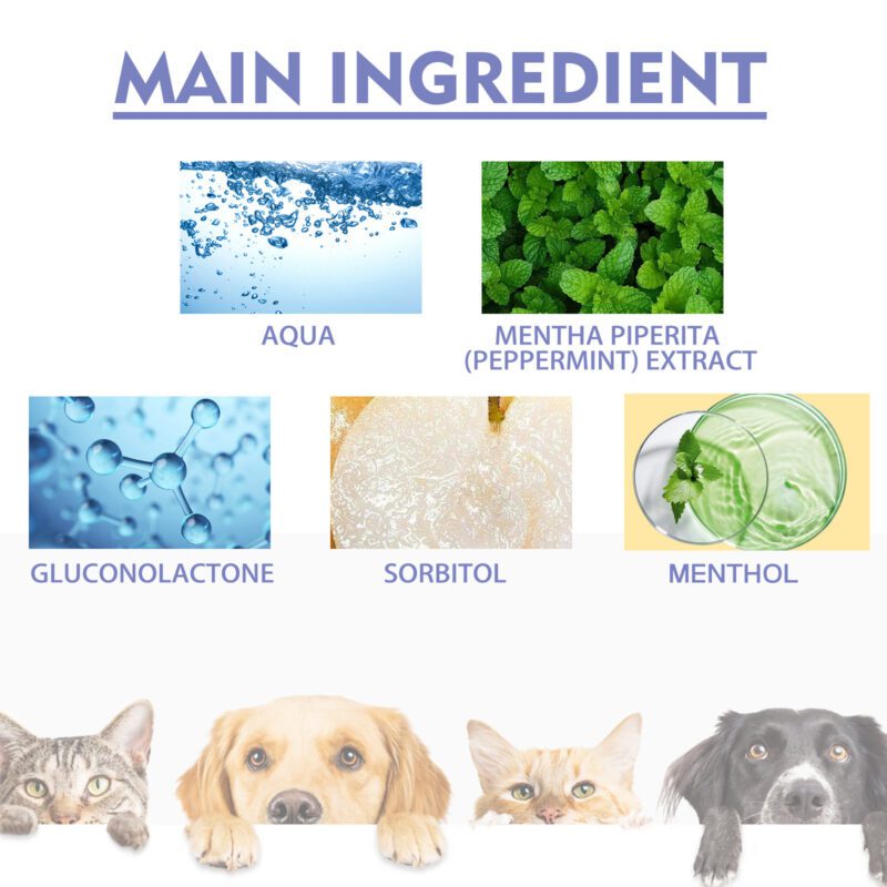 Yegbong Tooth Cleaning Spray for Cats and Dogs: Remove Stains & Freshen Breath - Image 5