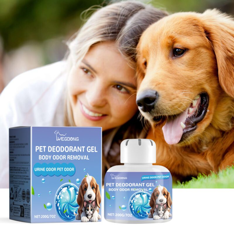 Yegbong Pet Deodorant Gel for Cats & Dogs - Odor Eliminator & Air Freshener - Image 2