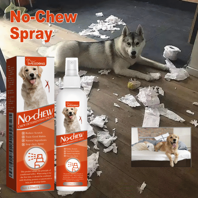 Yegbong Pet Anti-Chew and Scratch Spray - Training Aid for Dogs and Cats - Image 2