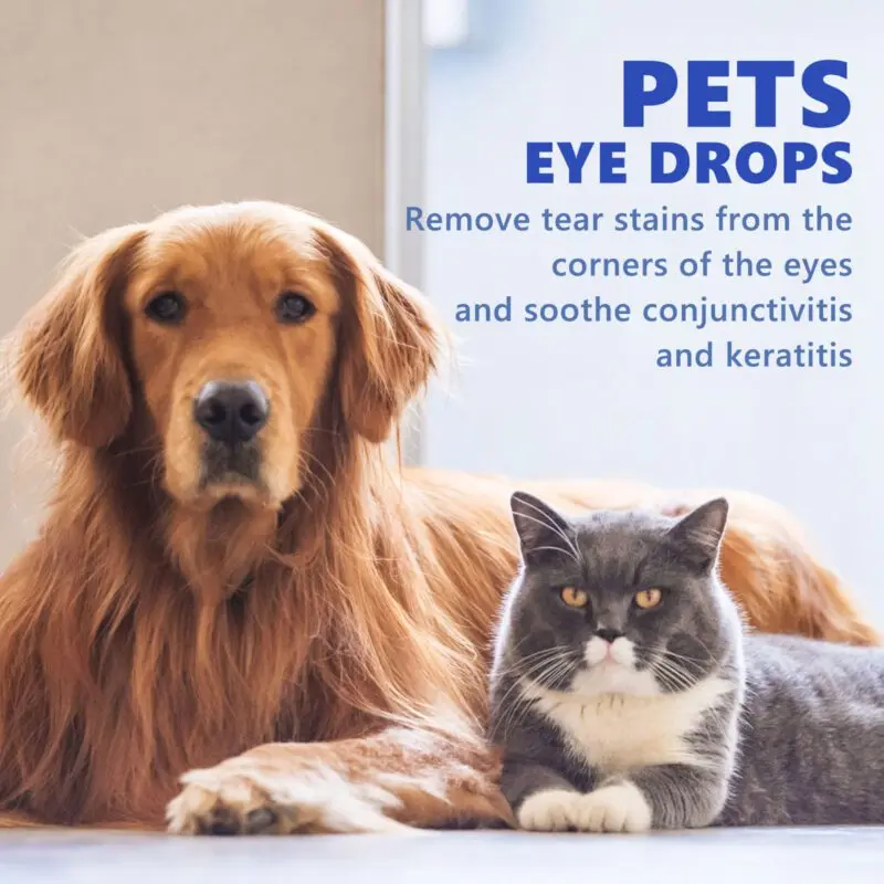 Yegbong Pet Eye Drops for Cats & Dogs: Gentle Eye Cleaner, Tear Stain Remover & Wash Solution - Image 4