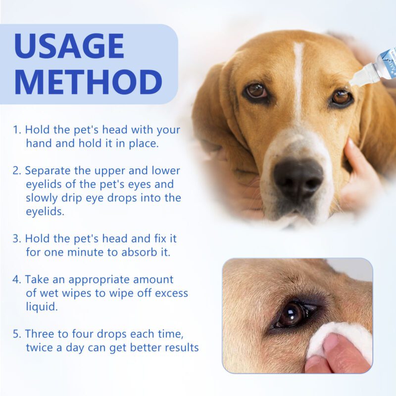 Yegbong Pet Eye Drops for Cats & Dogs: Gentle Eye Cleaner, Tear Stain Remover & Wash Solution - Image 6