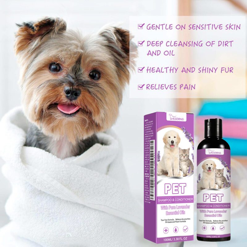 Yegbong Gentle Pet Shampoo - Smooth & Non-Knotting Formula for Baths - Image 4