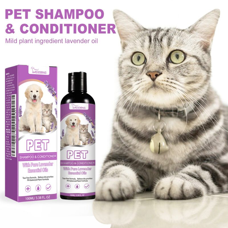Yegbong Gentle Pet Shampoo - Smooth & Non-Knotting Formula for Baths - Image 2