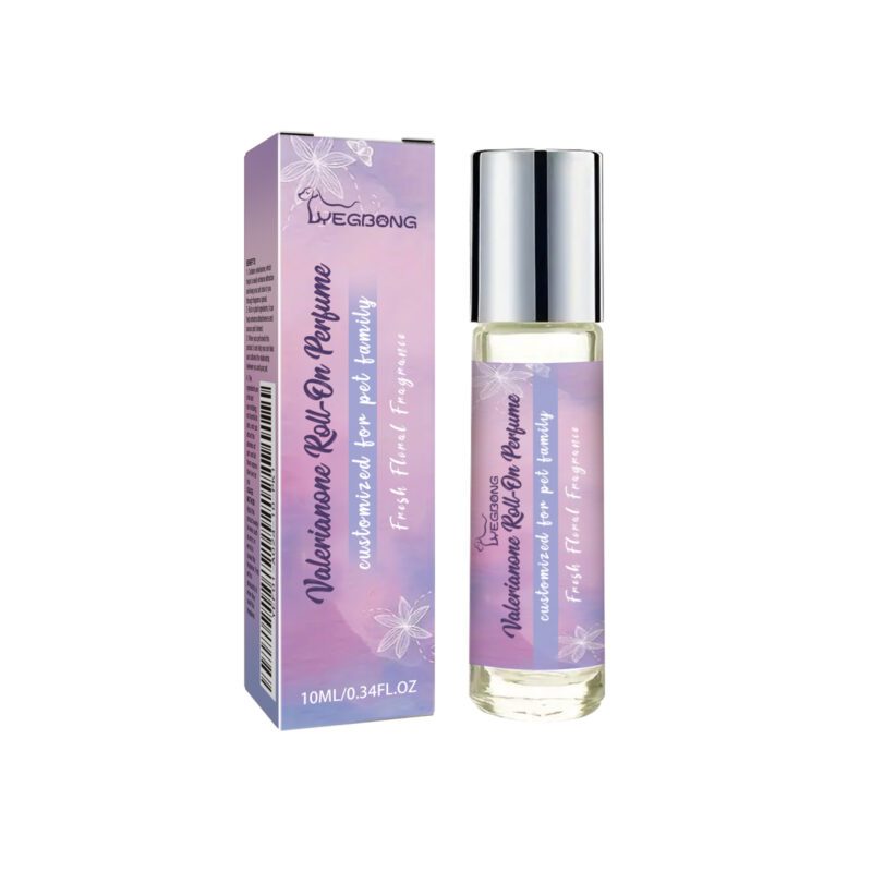 Yegbong Valerianone Calming Pet Roll-On Perfume - Relaxing Fragrance Roller for Dogs and Pets
