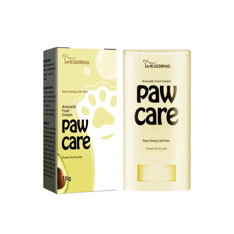 Yegbong Pet Avocado Foot Balm for Cats & Dogs - Moisturizing Paw Care, Anti-Crack Hydration