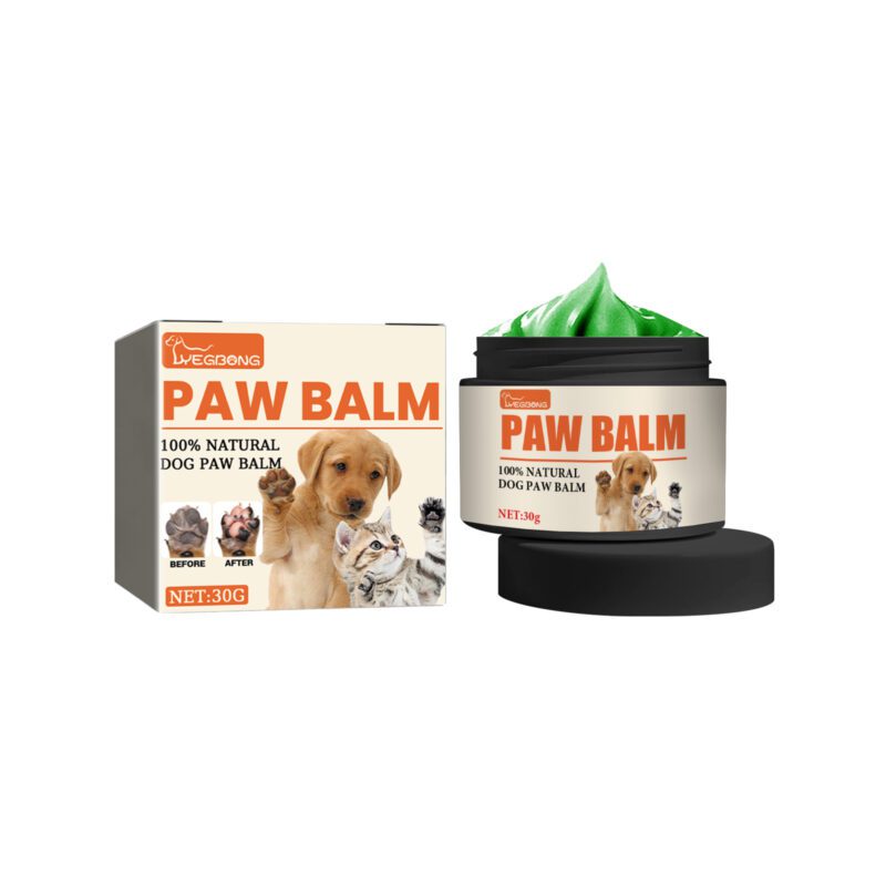 Yegbong Pet Paw Balm for Cats & Dogs - Moisturizing Treatment for Dry Cracked Pads