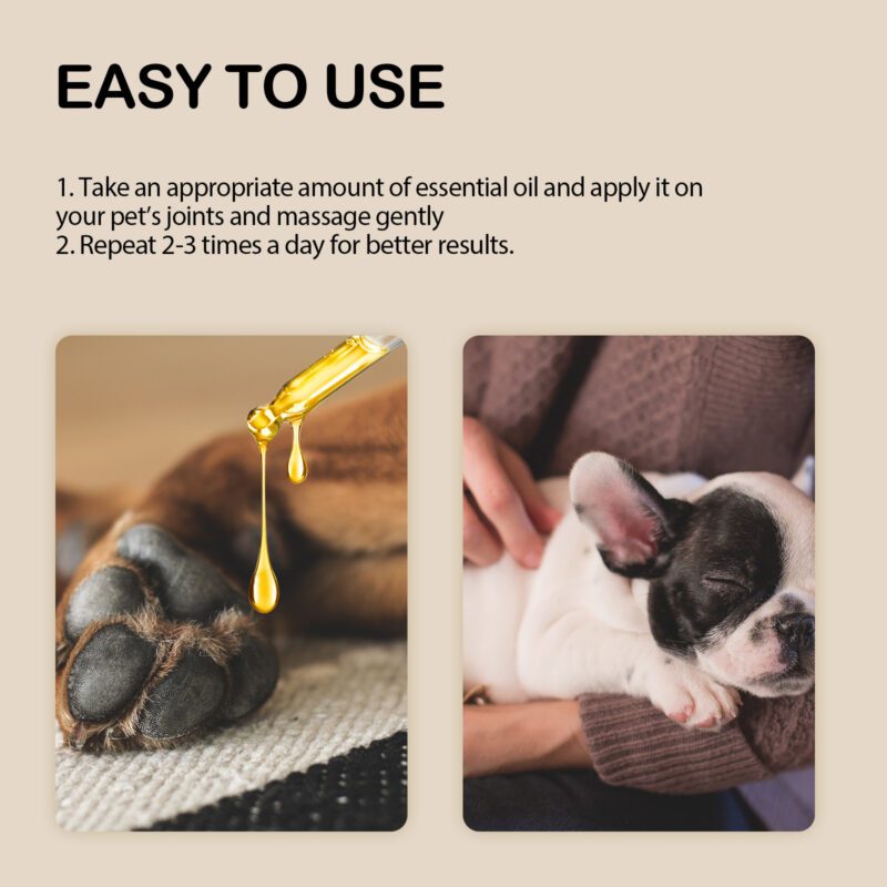 Yegbong Pet Joint & Muscle Pain Relief Essential Oil - Soothe Aches - Image 6