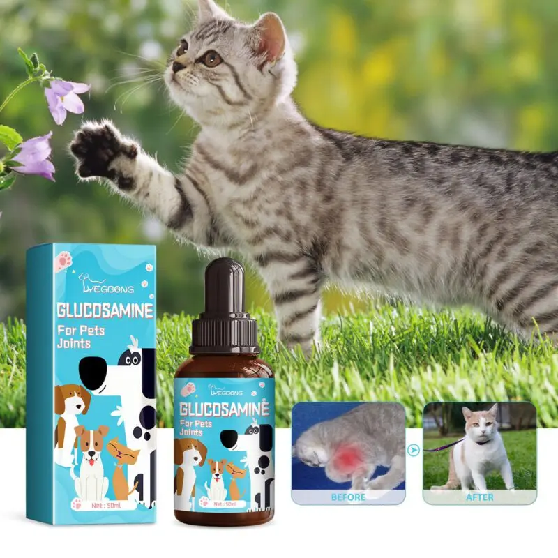 Yegbong Pet Glucosamine Drops for Cats and Dogs - Joint Support - Image 2