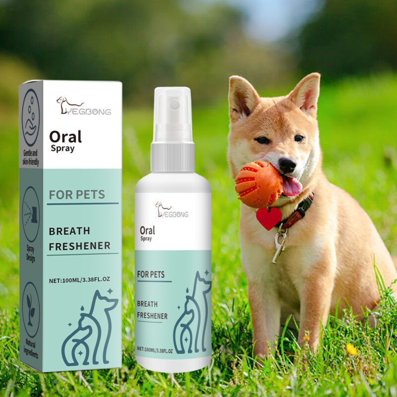Yegbong Pet Mint Fresh Breath Spray for Dogs and Cats - Reduce Bad Breath, Oral Care - Image 2