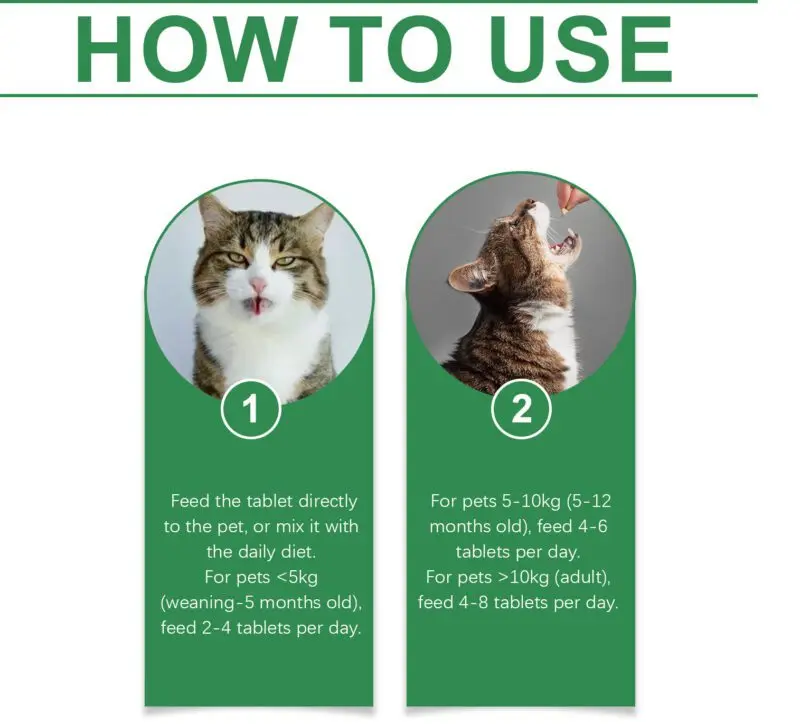 Yegbong Cat Multivitamin Tablets - Complete Vitamin & Nutrient Supplement - Image 6