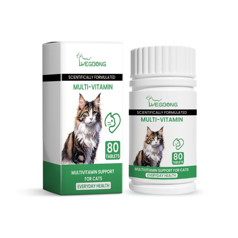 Yegbong Cat Multivitamin Tablets - Complete Vitamin & Nutrient Supplement