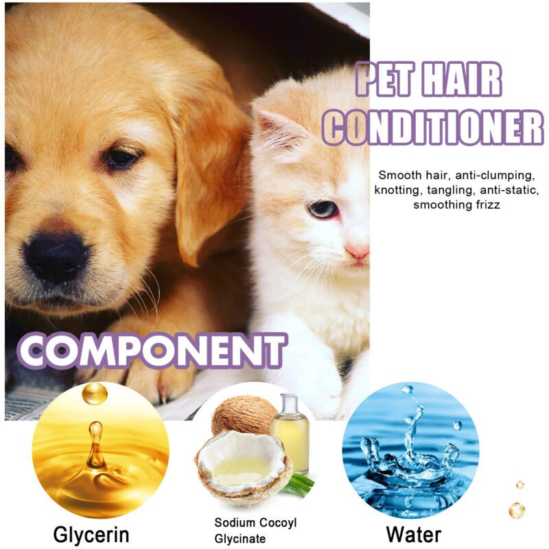 Yegbong Pet Hair Conditioner - Silky Soft, Tangle-Free Nourishing Cream for Pets - Image 5