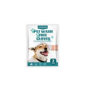 Yegbong Pet Grooming Gloves (2pcs) for Dogs & Cats - Dry Cleaning Bathing Care