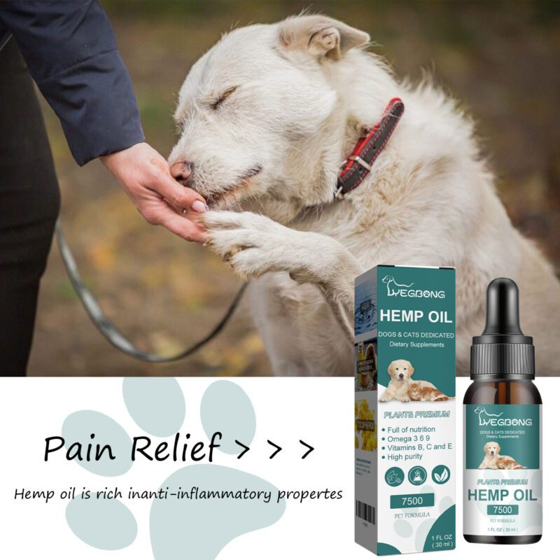 Yegbong Premium Hemp Seed Oil for Cats & Dogs - Calming Wellness Supplement - Image 2