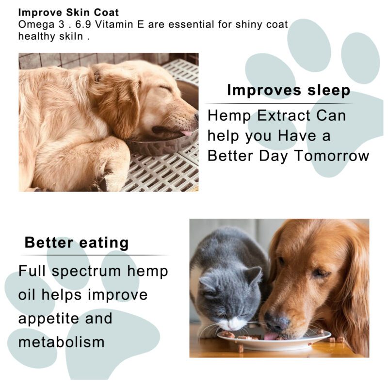 Yegbong Premium Hemp Seed Oil for Cats & Dogs - Calming Wellness Supplement - Image 3