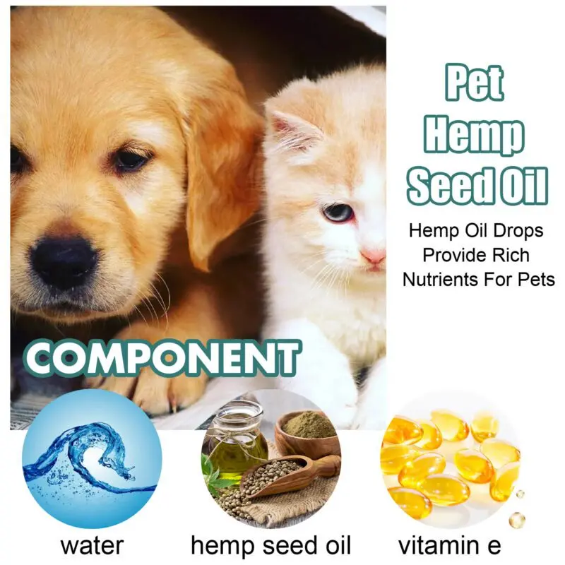 Yegbong Premium Hemp Seed Oil for Cats & Dogs - Calming Wellness Supplement - Image 5