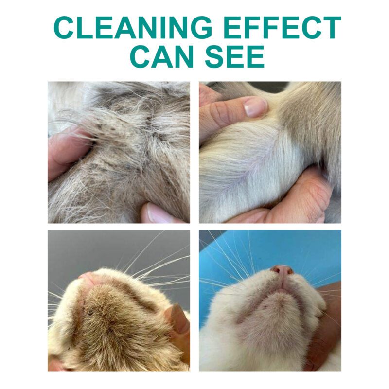 Yegbong Pet Cleaning Gloves for Dogs & Cats - Dry Deodorizing Grooming - Image 3