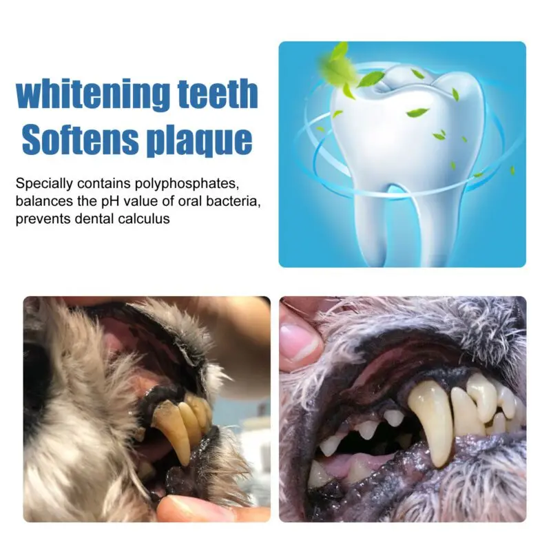 Yegbong Pet Dental Tartar Remover Foam - Teeth and Gum Cleaner for Dogs and Cats - Image 3