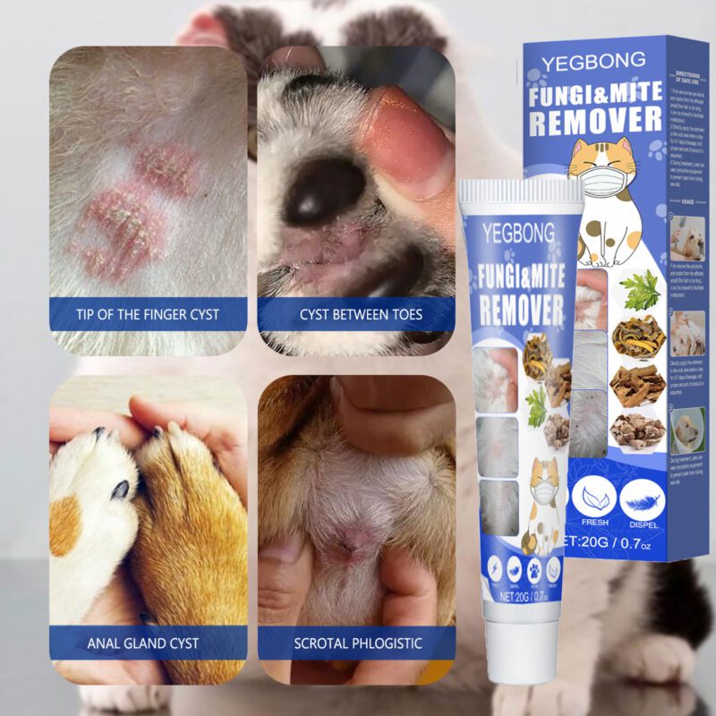 Yegbong Pet Anti-Mite Cream for Dogs & Cats - Soothes Itchy Skin, Mite Removal Treatment - Image 5