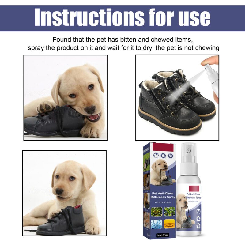 Yegbong Pet Bitter Spray - Stop Dog Chewing and Scratching Deterrent - Image 6